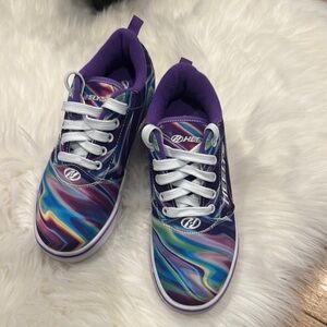 Heelys Purple Sneakers Swirl Design 4 Youth 22CM